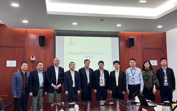 LES中国分会拜访中国石油化工科技开发有限公司